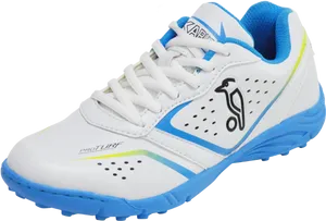 White Blue Sports Shoe PNG Image