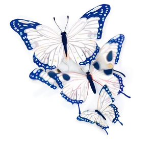 White Butterfly Art Png Plt PNG Image