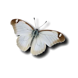 White Butterfly With Transparent Background Png 81 PNG Image