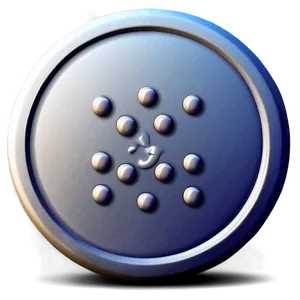 White Button Illustration Png 87 PNG Image