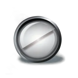 White Button With Shadow Png 98 PNG Image