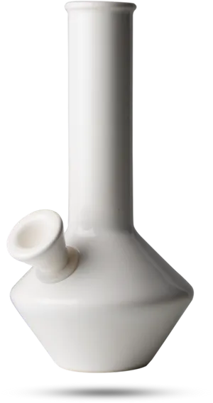 White Ceramic Bong PNG Image