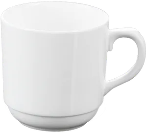 White Ceramic Coffee Mug PNG Image