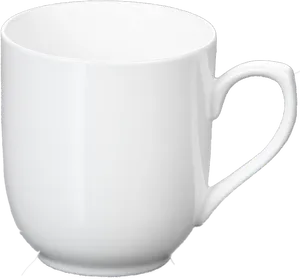 White Ceramic Coffee Mug PNG Image