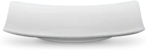 White Ceramic Serving Platter PNG Image