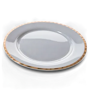 White Charger Plate Png Ing PNG Image