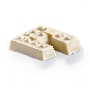 White Chocolate Piece Png 06272024 PNG Image