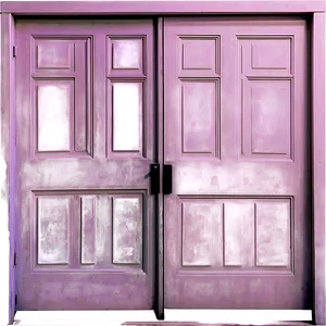 White Closed Door Graphic Png 06292024 PNG Image