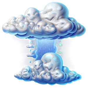 White Cloud Artwork Png 24 PNG Image