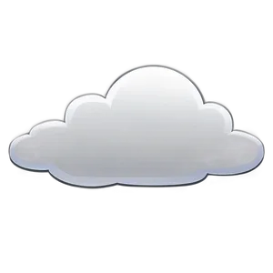 White Cloud Emblem Png Xik64 PNG Image