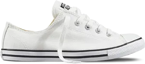 White Converse Chuck Taylor Sneaker PNG Image