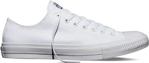 White Converse Chuck Taylor Sneaker PNG Image