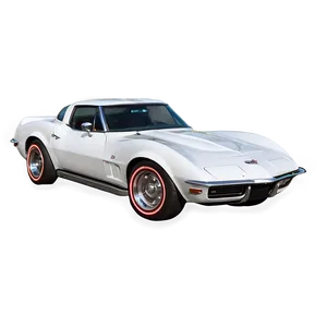 White Corvette Png Irb60 PNG Image