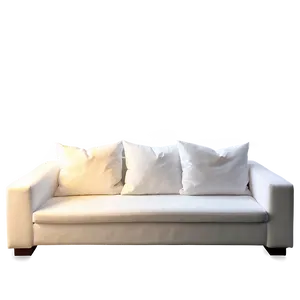 White Couch With Pillows Png Hdb32 PNG Image