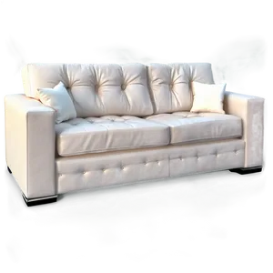 White Couch With Storage Png Wxh93 PNG Image