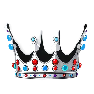 White Crown Cartoon Png Mbc PNG Image