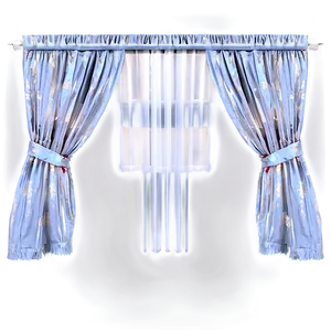 White Curtains D PNG Image