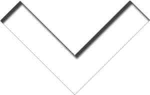 White Downward Arrow PNG Image