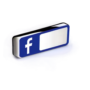 White Facebook 3d Icon Png Het6 PNG Image