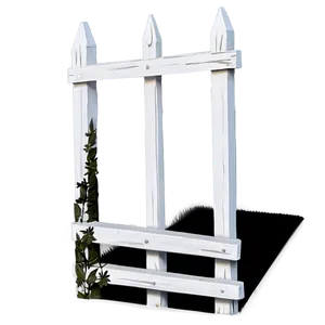 White Fence C PNG Image