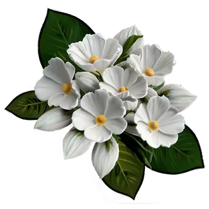 White Flowers Wedding Decor Png 64 PNG Image