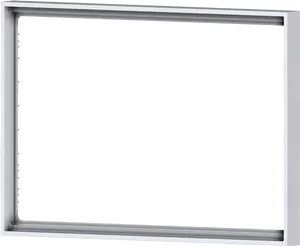 White_ Frame_ Black_ Background PNG Image