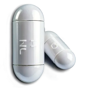 White Gel Capsule Png 62 PNG Image