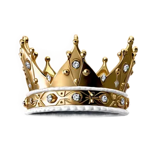 White Gold Crown Png Ueg24 PNG Image