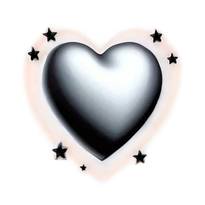 White Hearts D PNG Image