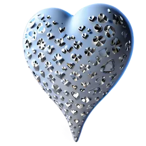 White Hearts Png 14 PNG Image