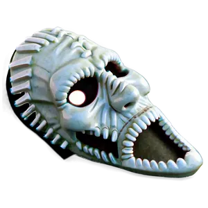 White Horror Mask Png Vdd48 PNG Image