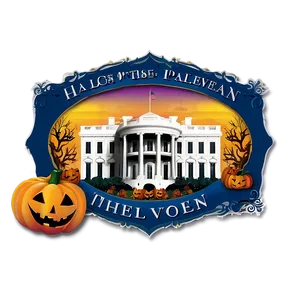 White House Halloween Celebration Png Sbp75 PNG Image