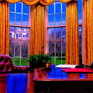 White House Oval Office Exterior Png Pdf21 PNG Image