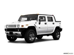 White Hummer H2 S U V PNG Image