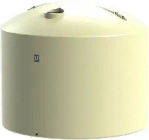 White Industrial Water Tank PNG Image