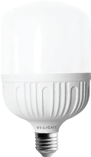 White L E D Bulb Illumination Device PNG Image