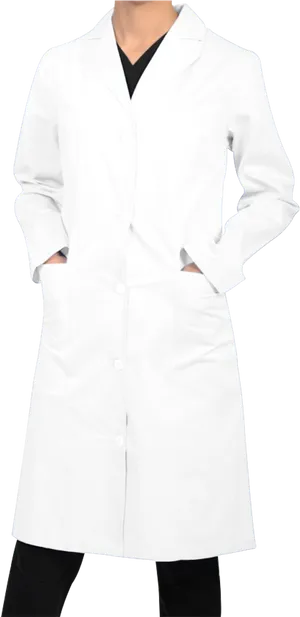 White Lab Coat Fashion PNG Image