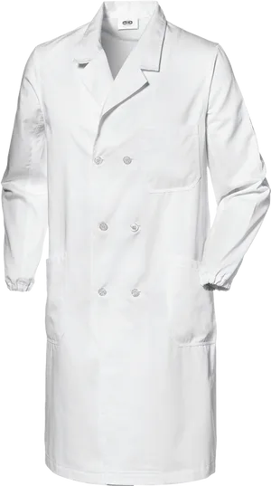 White Lab Coat Professional Apparel PNG Image