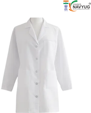 White Lab Coat Professional Apparel PNG Image