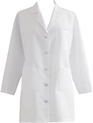 White Lab Coat Professional Apparel PNG Image