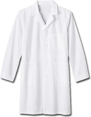 White Lab Coat Professional Apparel PNG Image