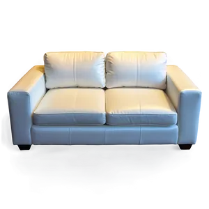 White Leather Couch Png Lrn80 PNG Image