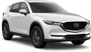 White Mazda C X5 S U V2023 PNG Image