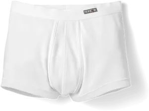 White Mens Boxer Briefs PNG Image