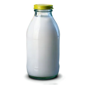 White Milk Bottle Png 06212024 PNG Image