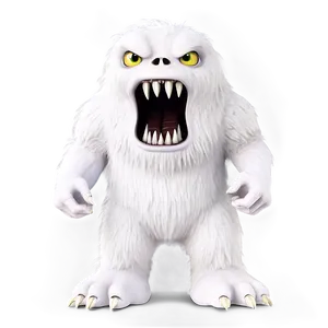 White Monster For Kids Png Wtl55 PNG Image