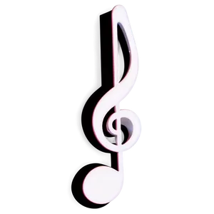 White Music Note For Logo Png 06212024 PNG Image