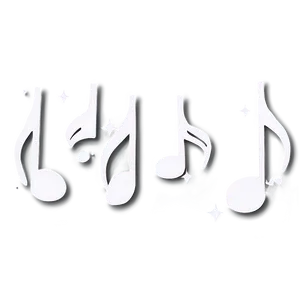 White Music Note For Logo Png 19 PNG Image