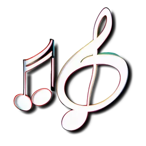 White Music Notes Clipart Png Xwy PNG Image