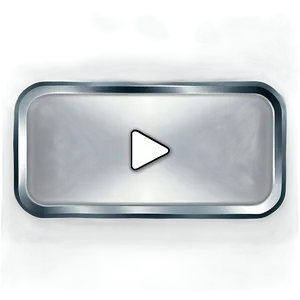 White Play Button No Background Png 06212024 PNG Image